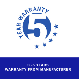 3-5 years international warranty from manufacturer